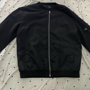 Black Bomber Jacket